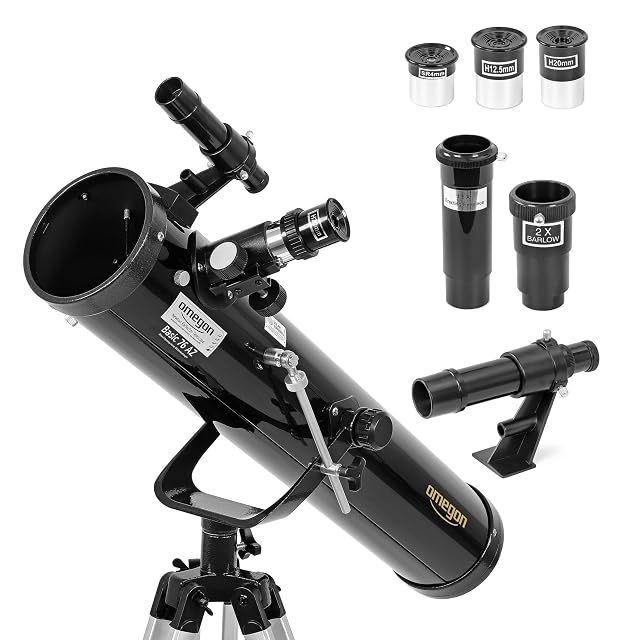 Télescope Omegon N 76/700 sur sa monture azimutale AZ-1
