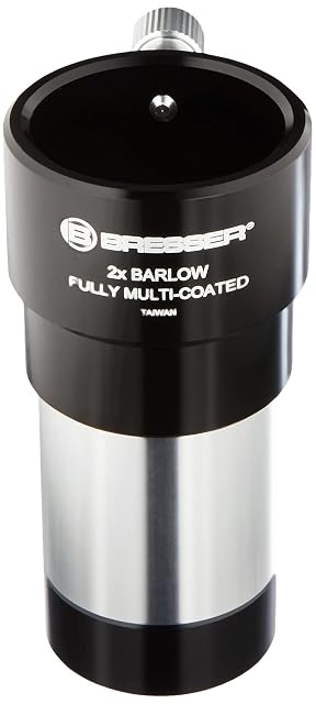 Lentille de Barlow Bresser 2× à quatre éléments, noire