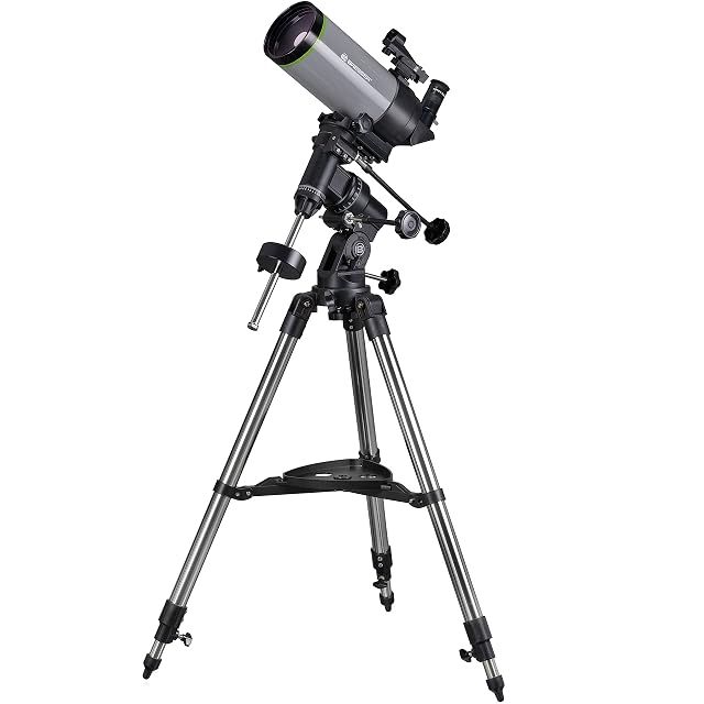 Maksutov Bresser FirstLight 100/1400 sur sa monture équatoriale EQ3