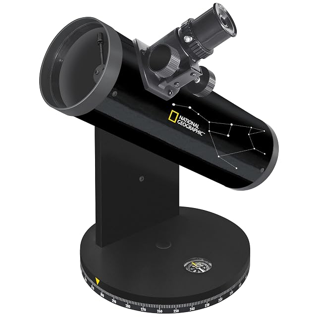 Dobson compact National Geographic 76/350 sur sa base de table