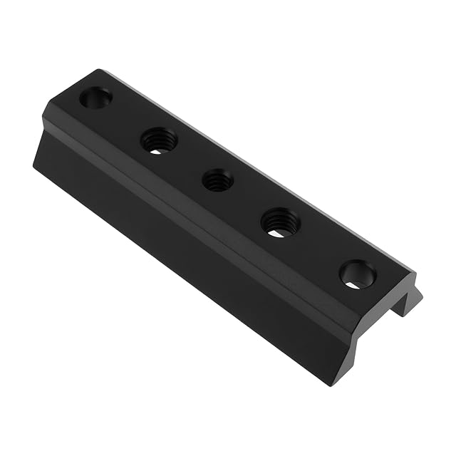 Base queue-d’aronde de chercheur SG Store de 90 mm en aluminium noir