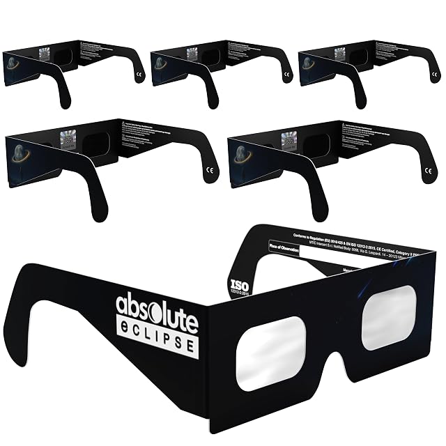 Lunettes d’éclipse Absolute Eclipse de dessin Stranded, lot de six