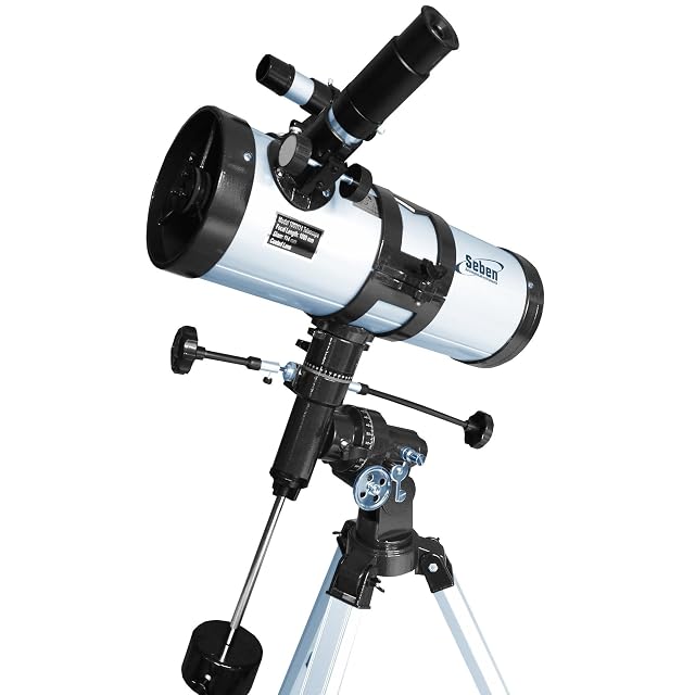 Réflecteur Seben Star Sheriff 114/1000 sur sa monture EQ-3