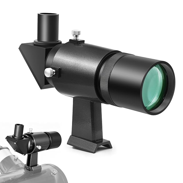 Chercheur coudé Astromania 9×50 noir