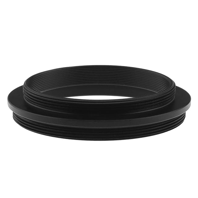 Bague adaptatrice ECSiNG M48 vers M42 en aluminium anodisé noir