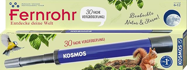 Télescope pour enfants Kosmos à corps métallique avec son livret