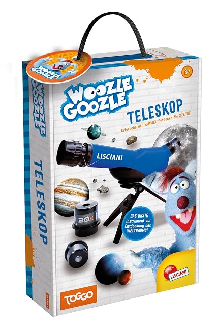 Télescope pour enfants Lisciani Woozle Goozle avec sa mallette et son trépied de table