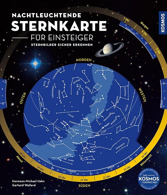 Carte du ciel tournante phosphorescente Kosmos