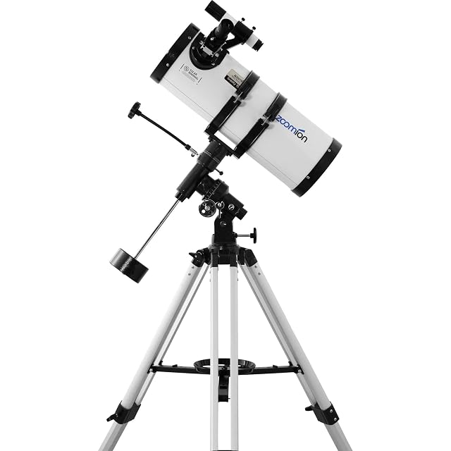Réflecteur Zoomion Gravity 150/1400 sur sa monture équatoriale et son trépied