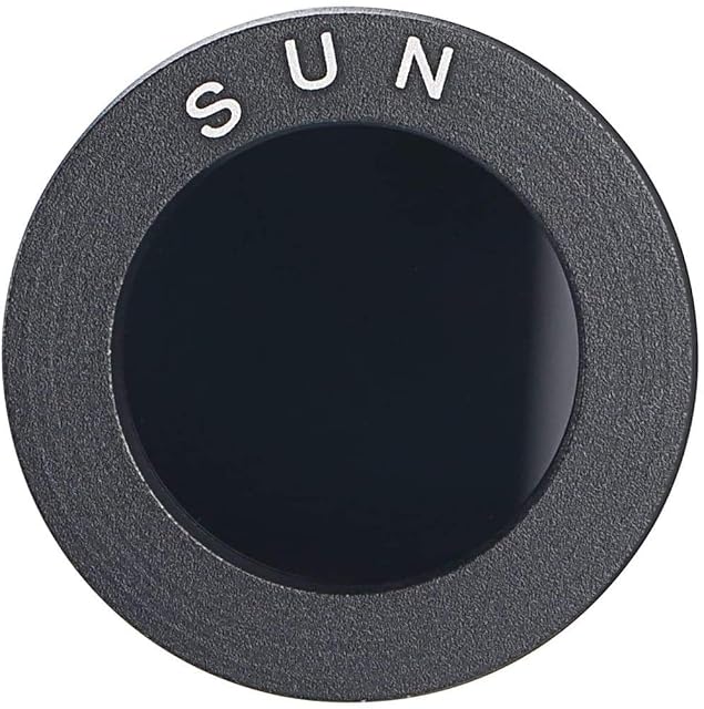 Filtre solaire POFET côté oculaire de 2,5 cm en cellule aluminium