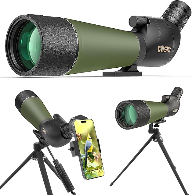 Longue-vue Gosky 20-60×80 sur son trépied de table métallique