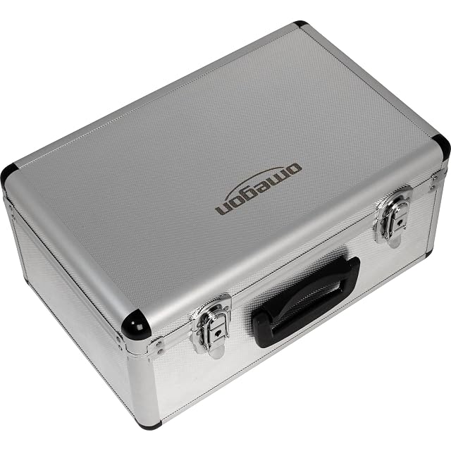 Valise à oculaires Omegon en aluminium avec mousse alvéolée